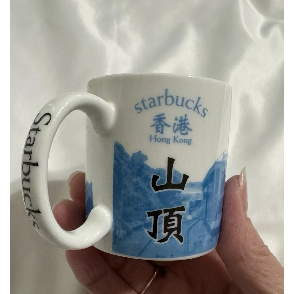 Starbucks Mini Cappuccino Espresso Cup Hong Kong City Collector‎ Series THE PEAK